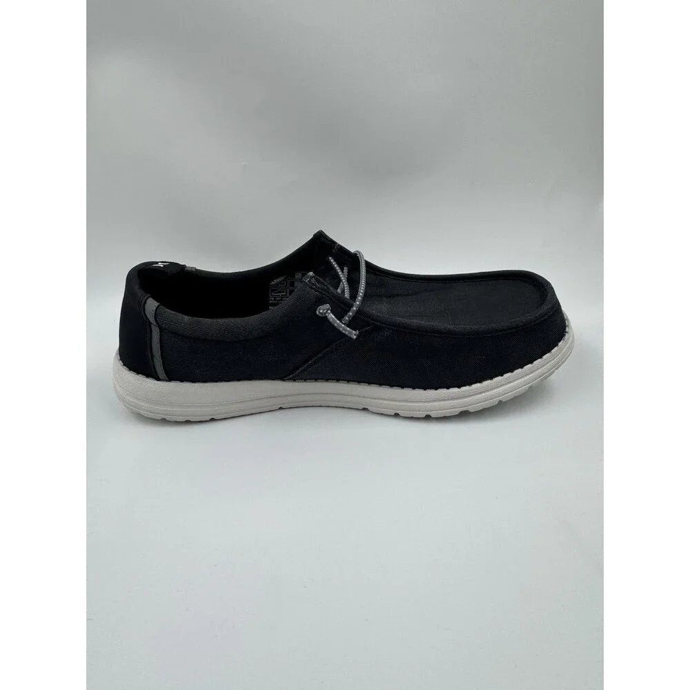 Hurley Laguna Men's Casual Slip on Shoes Memory Foam Black Size 9.5